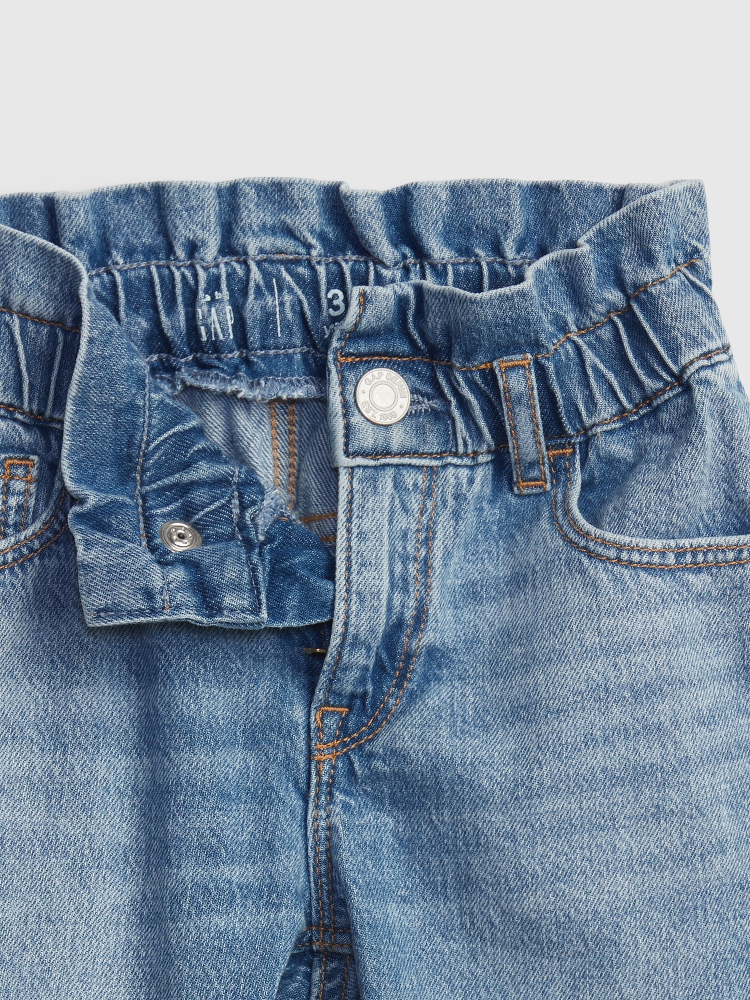Детские джинсы Gap Baby & Toddler Pull-On Just Like Mom Jeans — фото 3