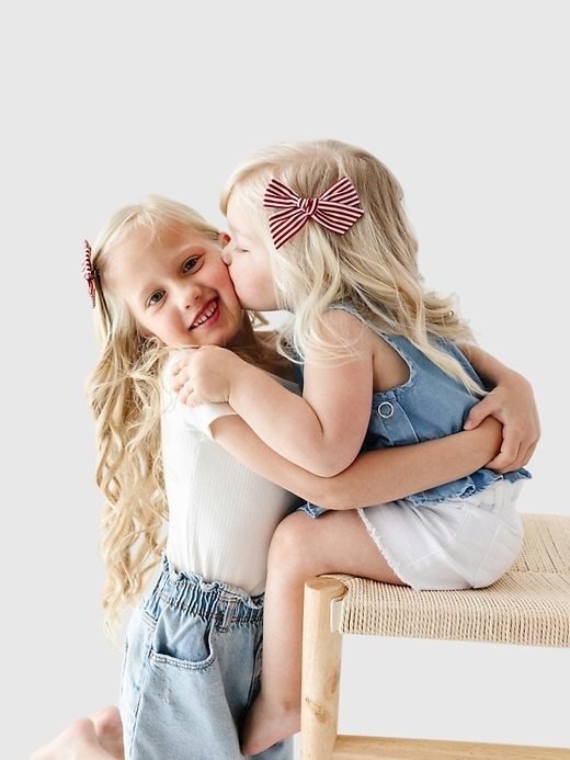 Image number 5 showing, The Lauren Bow Clip Set