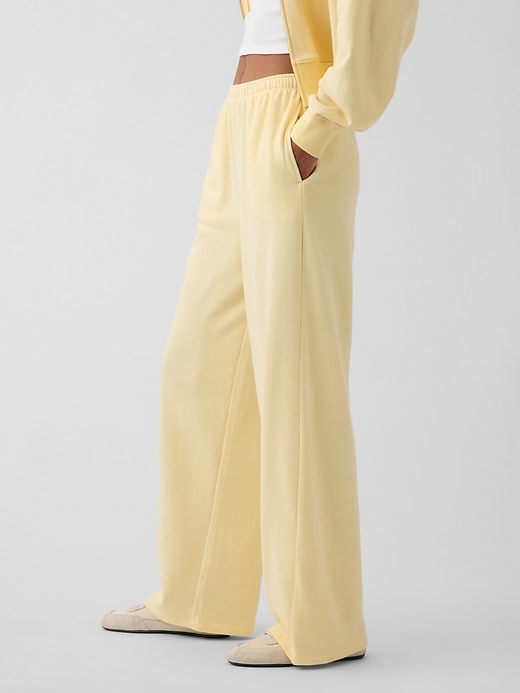 Image number 3 showing, Mid Rise VintageSoft Terry Loose Sweatpants