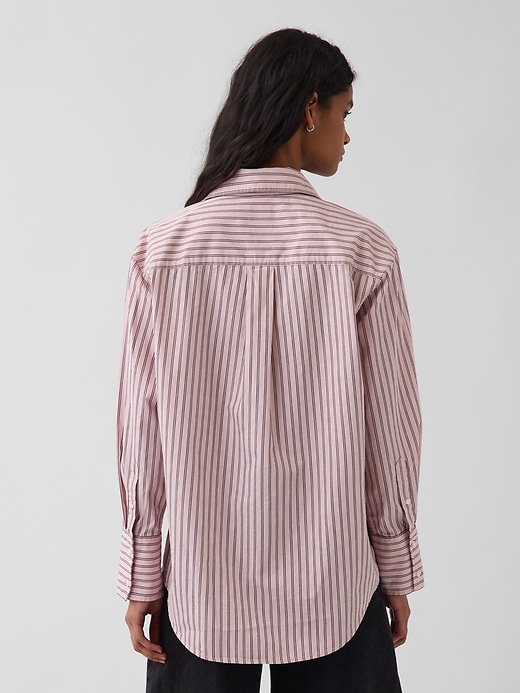 Image number 3 showing, Organic Cotton Poplin Big Shirt