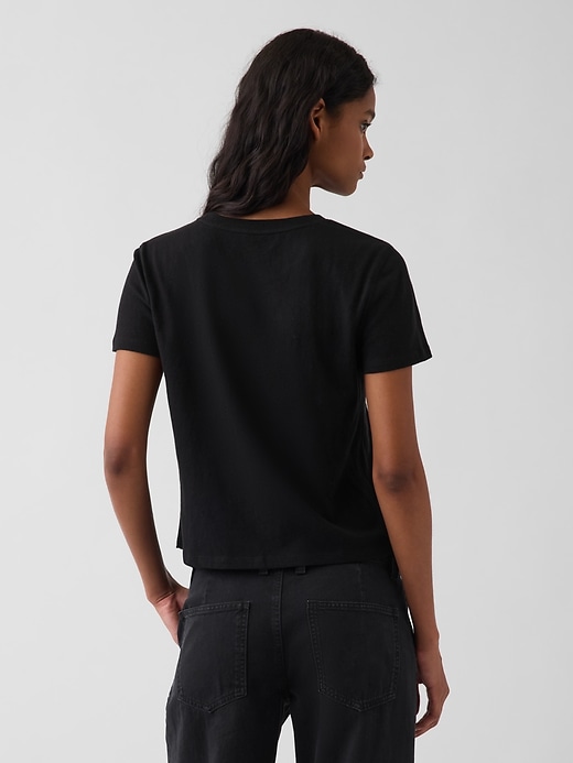 Image number 3 showing, 100% Cotton Authentic Shrunken T-Shirt
