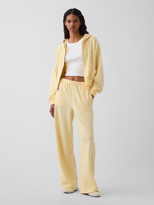 Image number 1 showing, Mid Rise VintageSoft Terry Loose Sweatpants