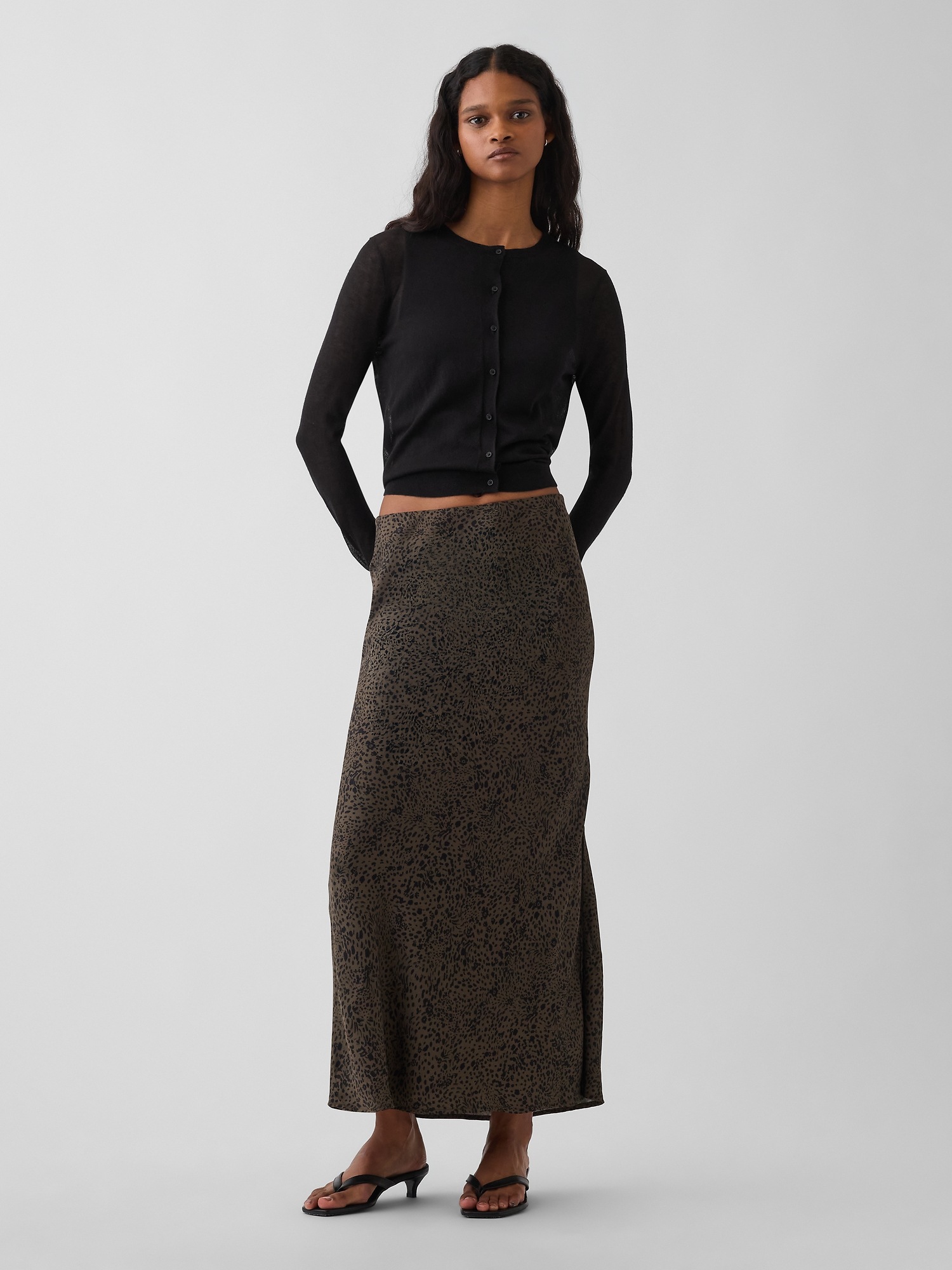 Женские юбки Gap Maxi Slip Skirt