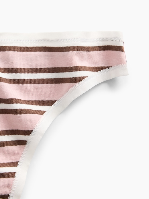 Image number 2 showing, Softest Organic Stretch Cotton Thong