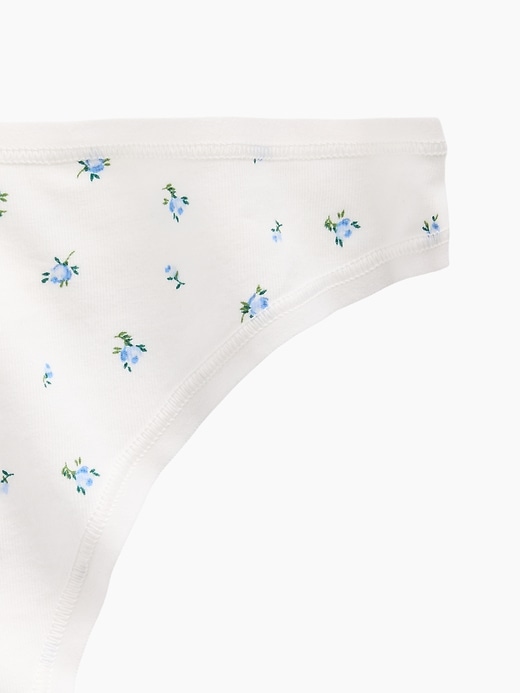 Image number 2 showing, Softest Organic Stretch Cotton Thong
