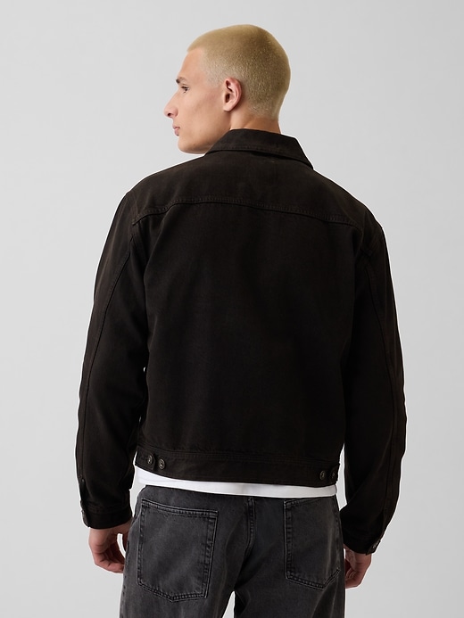 Image number 3 showing, Denim Boxy Workwear Jacket