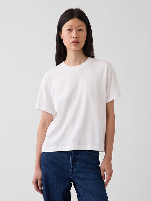 Image number 1 showing, Supima® Cotton Relaxed T-Shirt