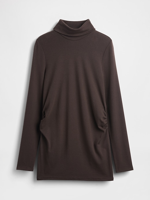 Image number 1 showing, Maternity Modern Turtleneck Shirt