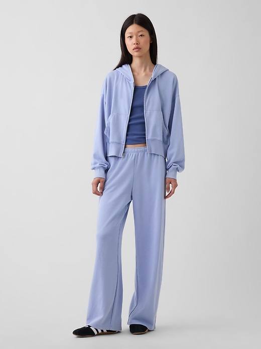 Image number 1 showing, Mid Rise VintageSoft Terry Loose Sweatpants
