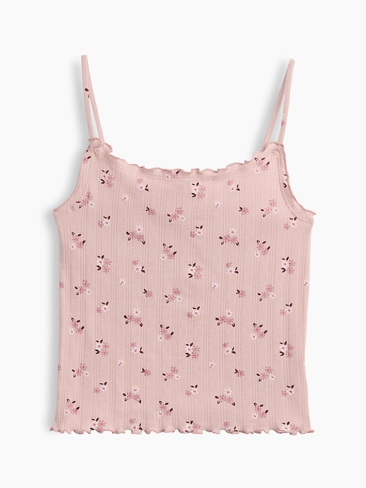 Image number 1 showing, Kids Pointelle Rib Cami