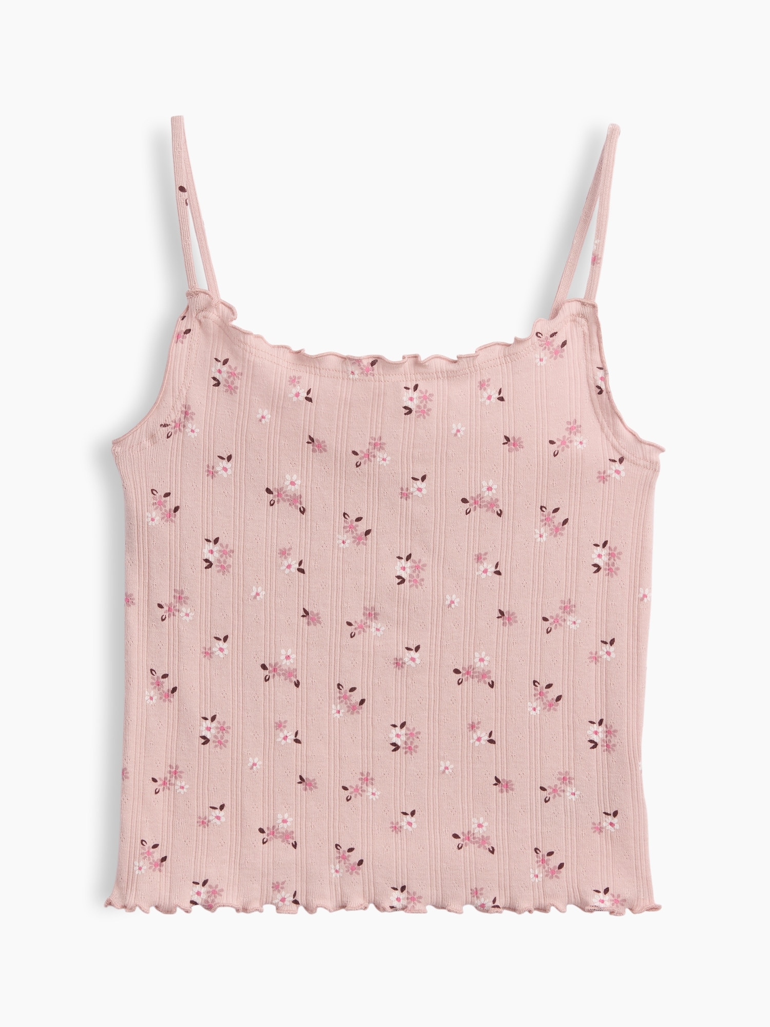 Kids Pointelle Rib Cami