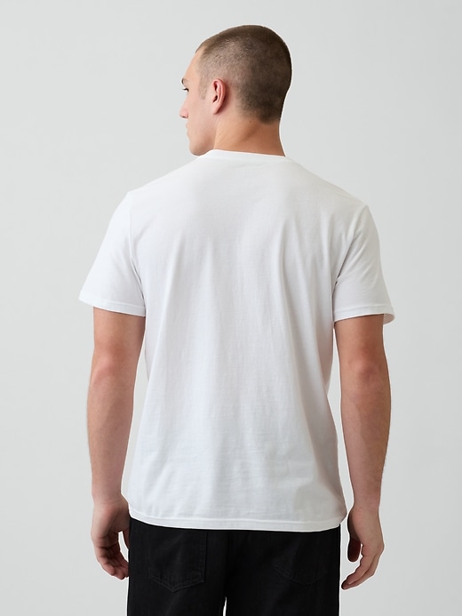 Image number 2 showing, Adult Organic Cotton Pocket T-Shirt