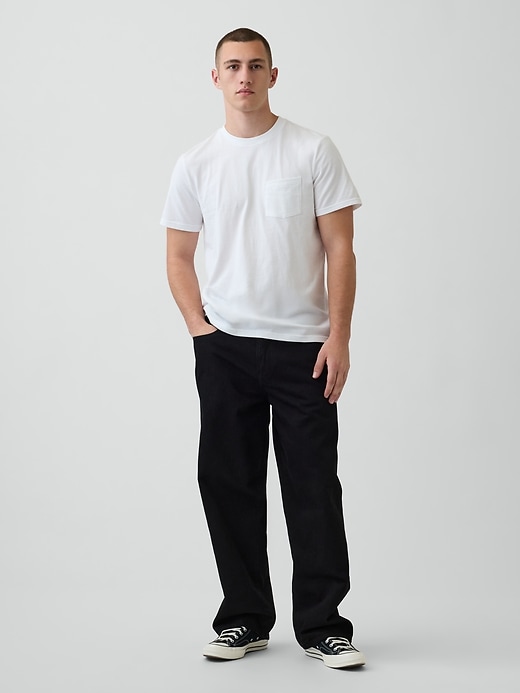 Image number 3 showing, Adult Organic Cotton Pocket T-Shirt