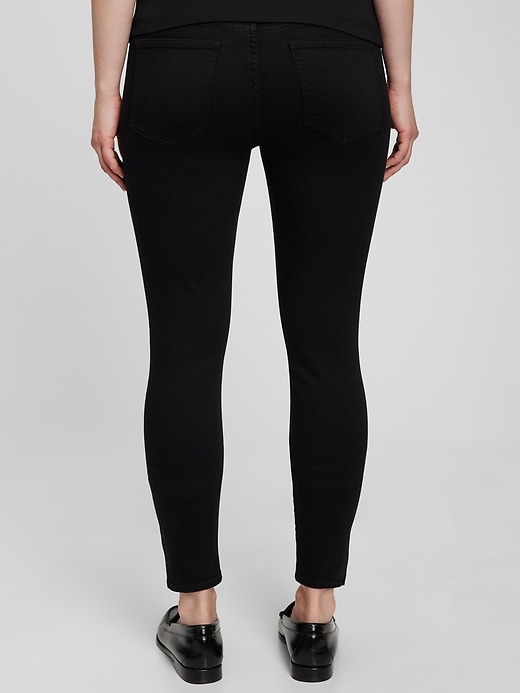 Image number 1 showing, Maternity Full-Panel True Skinny Jeans