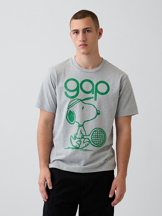 Image number 1 showing, Snoopy Logo Relaxed Graphic T-Shirt