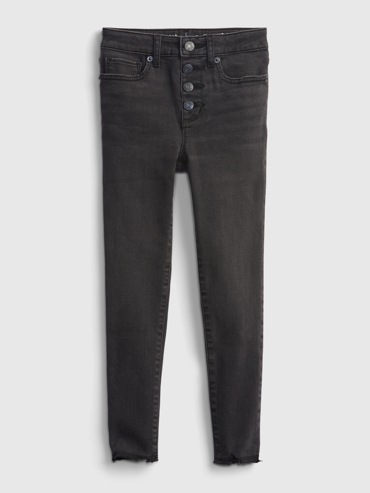 Детские джинсы Gap Kids High-Rise Distressed Ankle Jeggings