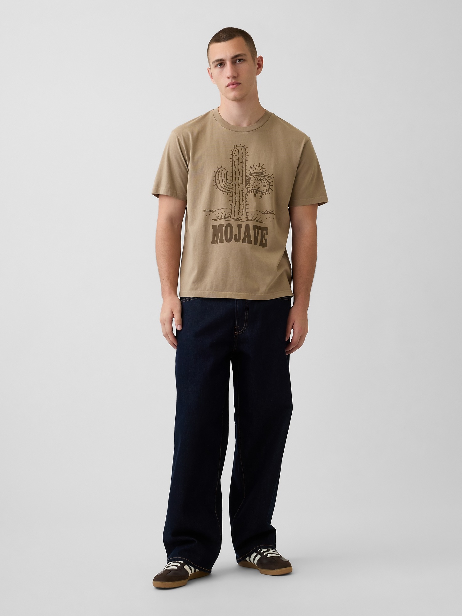 Мужские футболки Gap Snoopy Logo Relaxed Graphic T-Shirt — фото 2