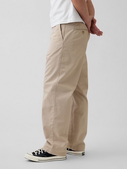 Image number 3 showing, Heavyweight Twill Baggy Khakis