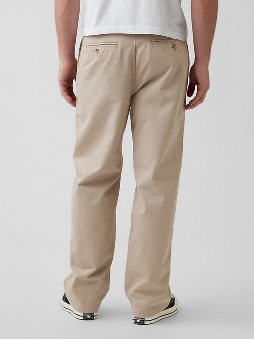 Image number 4 showing, Heavyweight Twill Baggy Khakis