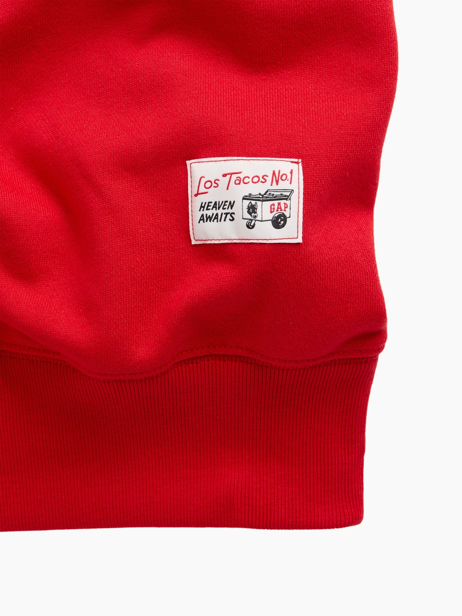 Мужские худи Gap Adult Los Tacos No. 1 Heavyweight French Terry Oversized Sweatshirt — фото 6