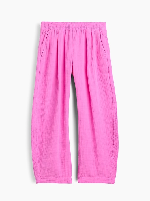 Image number 5 showing, Cotton Gauze Easy Barrel Pants