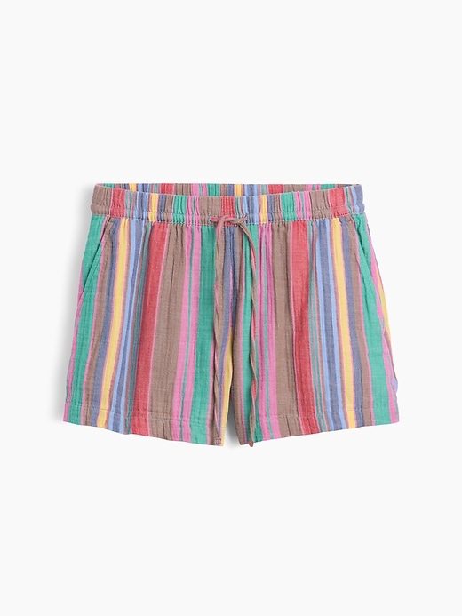 Image number 2 showing, 4" Mid Rise Cotton Gauze Easy Shorts