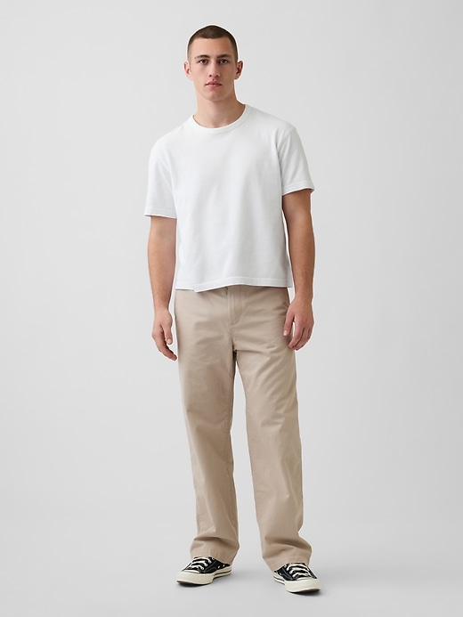Image number 1 showing, Heavyweight Twill Baggy Khakis