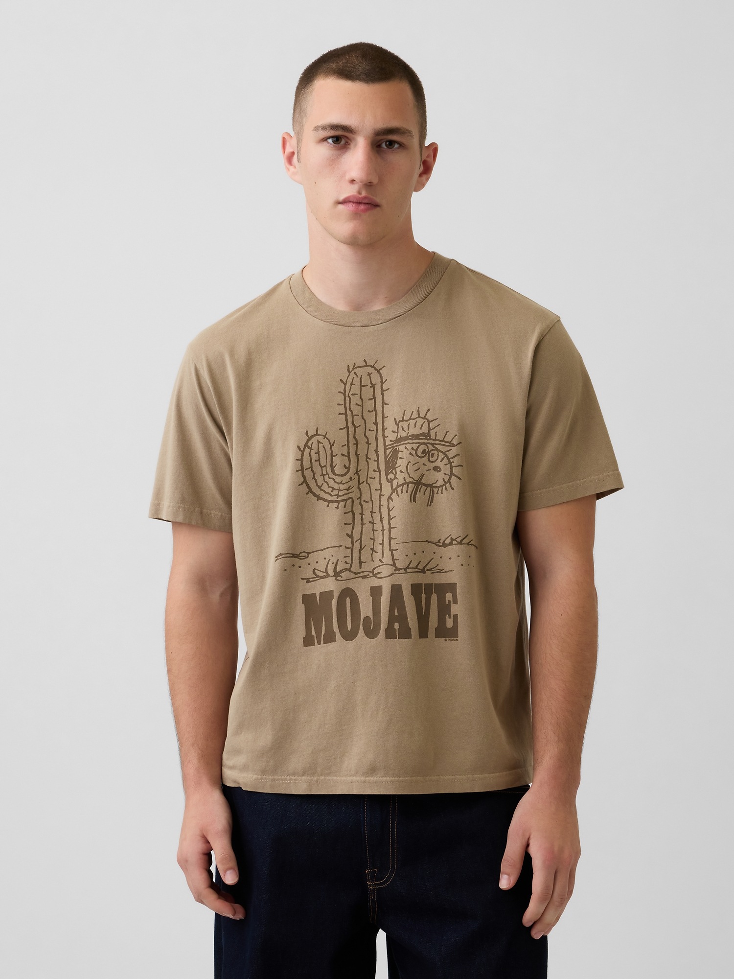 Мужские футболки Gap Snoopy Logo Relaxed Graphic T-Shirt