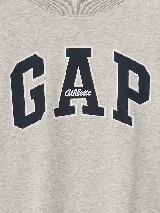 Image number 3 showing, Kids VintageSoft Oversized Mockneck Logo Sweatshirt