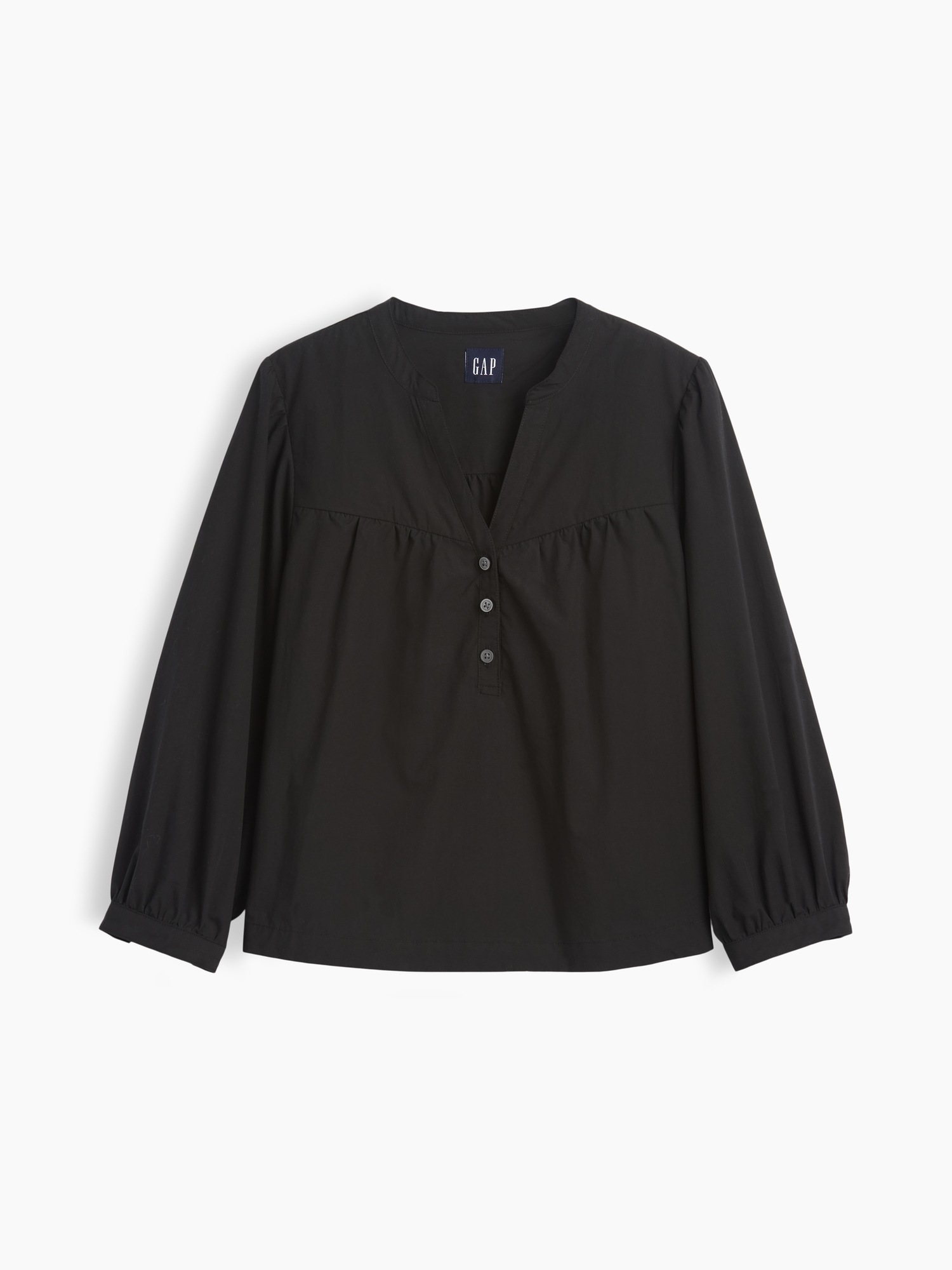 Женские топы Gap Poplin Popover Top — фото 5