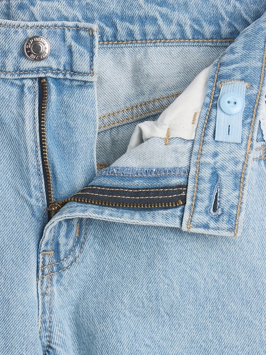 Image number 3 showing, Kids Low Rise Lace-Trim Baggy Jeans