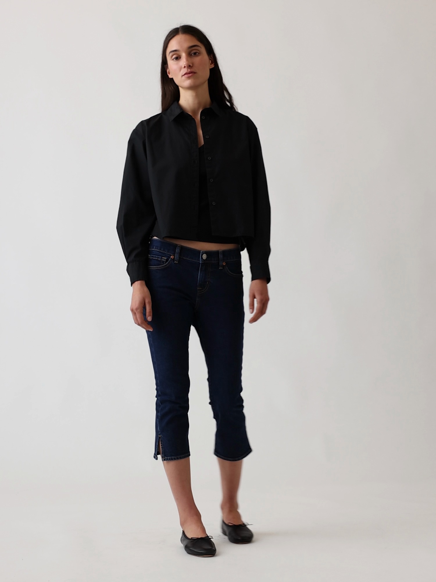 Женские джинсы Gap Low Rise Capri Jeans — фото 7