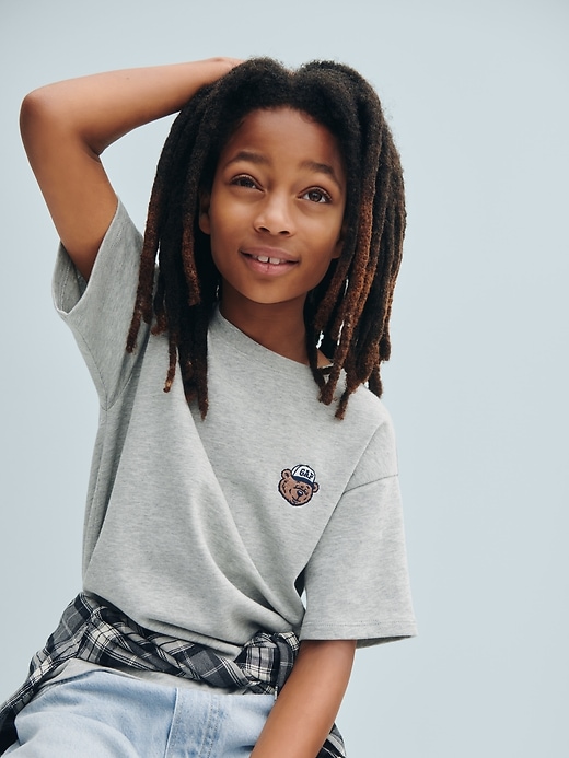 Image number 5 showing, Kids Heavyweight Relaxed Gap Logo T-Shirt