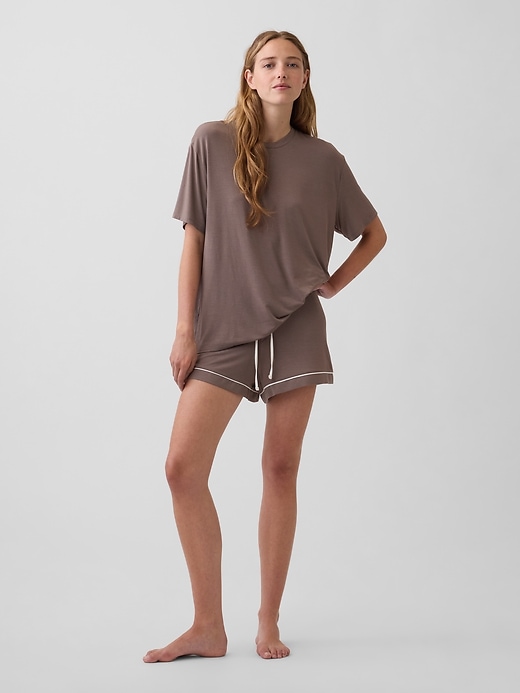 Image number 2 showing, Softest Modal Oversized PJ T-Shirt