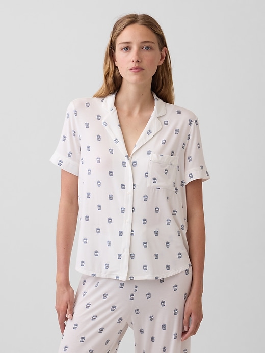 Image number 1 showing, Softest Modal PJ Top