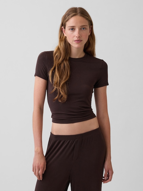 SoftMade Modal Rib PJ T-Shirt