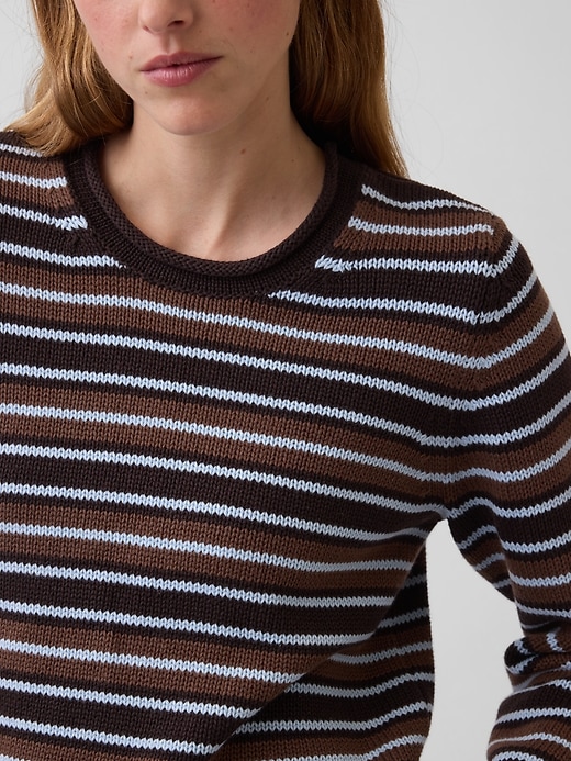 Image number 5 showing, 100% Cotton Rollneck Sweater
