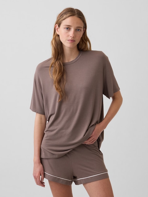 SoftMade Modal Oversized PJ T-Shirt