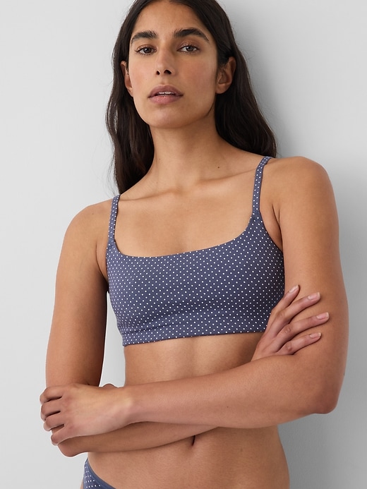 Image number 3 showing, Softest Organic Stretch Cotton Scoop Bralette