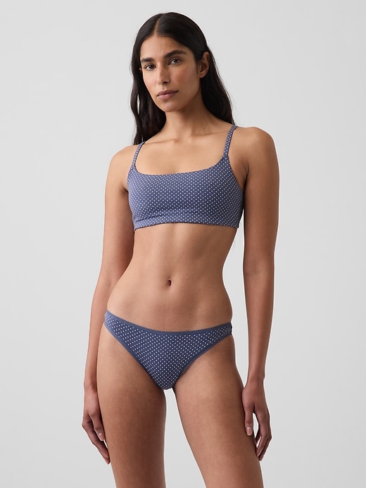 Image number 1 showing, Softest Organic Stretch Cotton Scoop Bralette