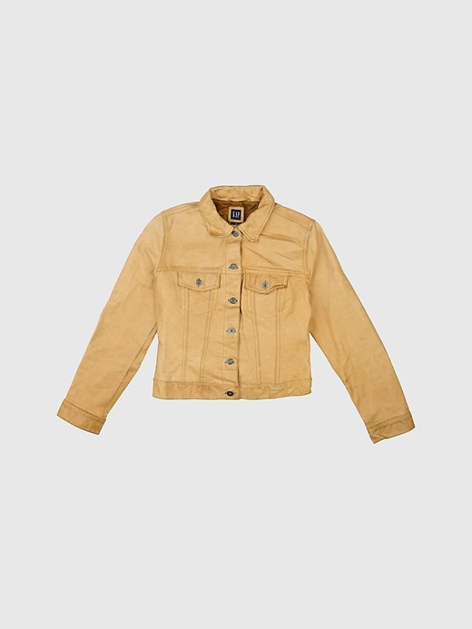 Image number 1 showing, GapVintage Womens 2000 Leather Jacket - S