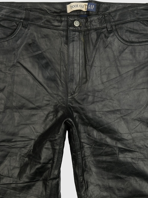 Image number 2 showing, GapVintage Womens 90s Leather Pants - 16