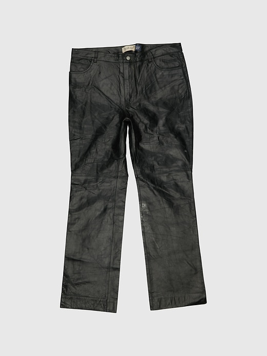 Image number 1 showing, GapVintage Womens 90s Leather Pants - 16