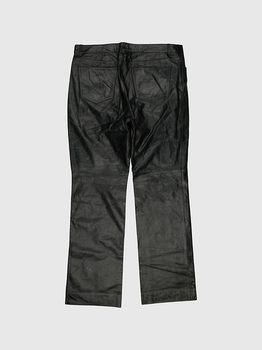Image number 4 showing, GapVintage Womens 90s Leather Pants - 16