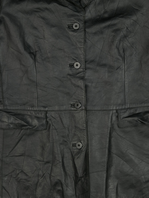 Image number 3 showing, GapVintage Womens 90s Leather Jacket - L