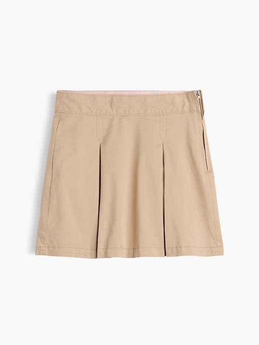 Image number 2 showing, Kids Uniform Pleated Khaki Skort