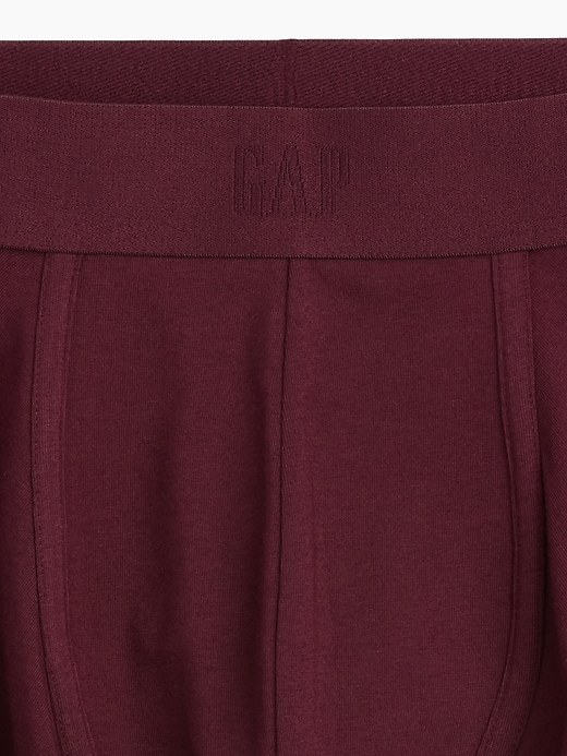 Image number 2 showing, 5" Organic Stretch Cotton Boxer Briefs