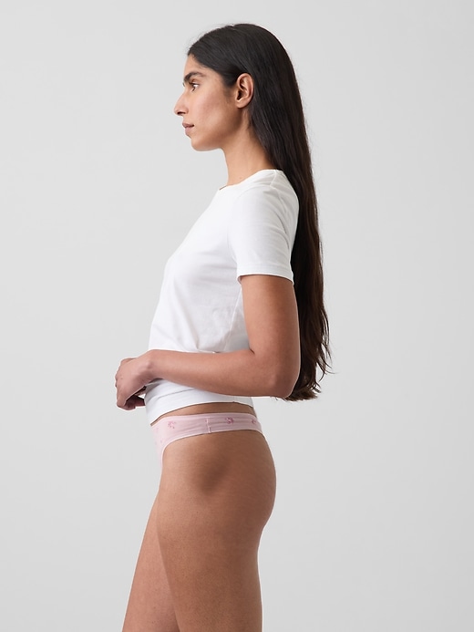 Image number 2 showing, Softest Organic Stretch Cotton Thong