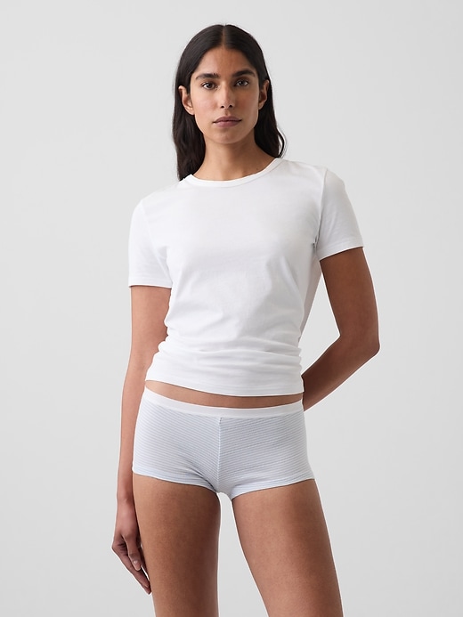 Image number 1 showing, SoftMade Organic Stretch Cotton Shorty