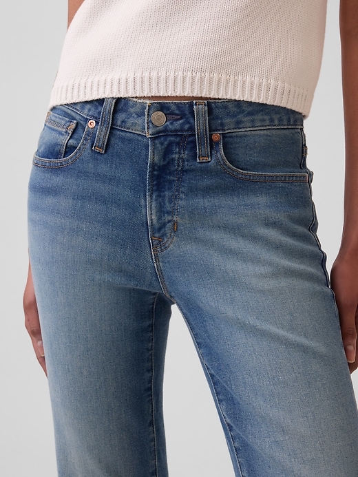 Image number 6 showing, Low Rise Long & Lean Crop Jeans